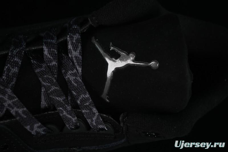 Nike Air Jordan 3 Retro Basketball Shoes in Midnight Black - CT8532-001