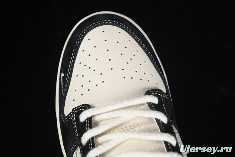 Nike SB Dunk Low Gucci Collaboration - Small Bee Series Black Hook Anniversary High-End Custom Low-Top Casual Sneakers - MM1089-030