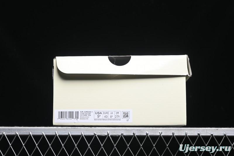 Nike Travis Scott x Fragment Design x Air Jordan 1 Low OG SP LX1988-109