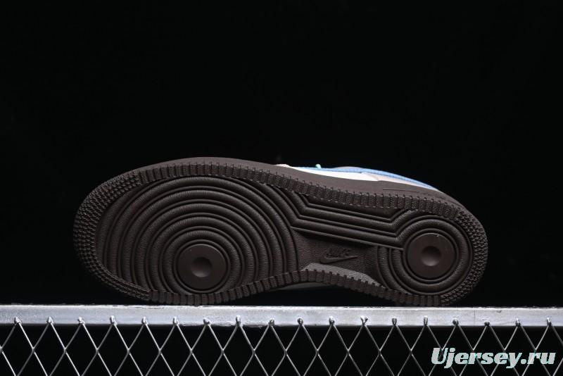 Nike Air Force 1 '07 Low Casual Sneakers with Full-Length Air Cushion - HQ3458-142