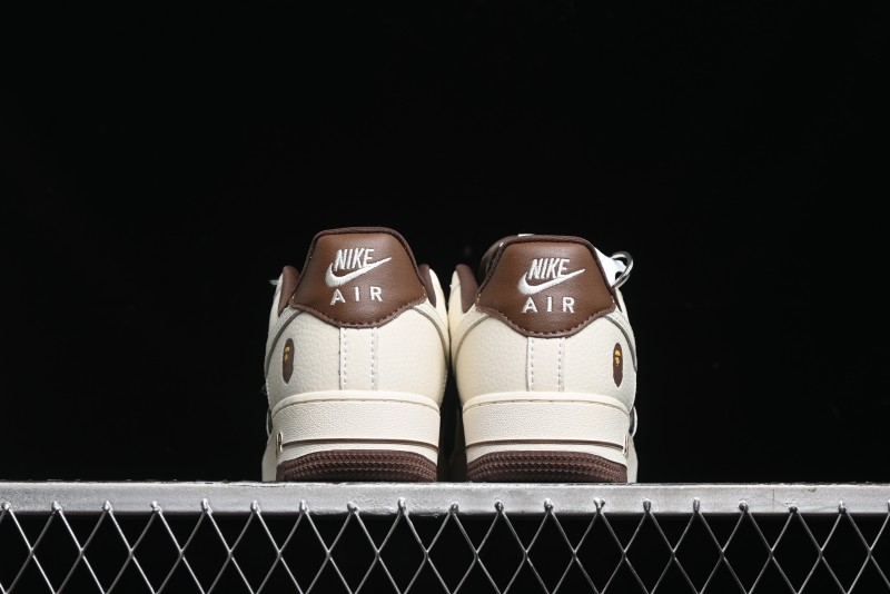 Nike Air Force 1 Low Bape Collaboration - Beige Camo Casual Sneakers - KK1988-019