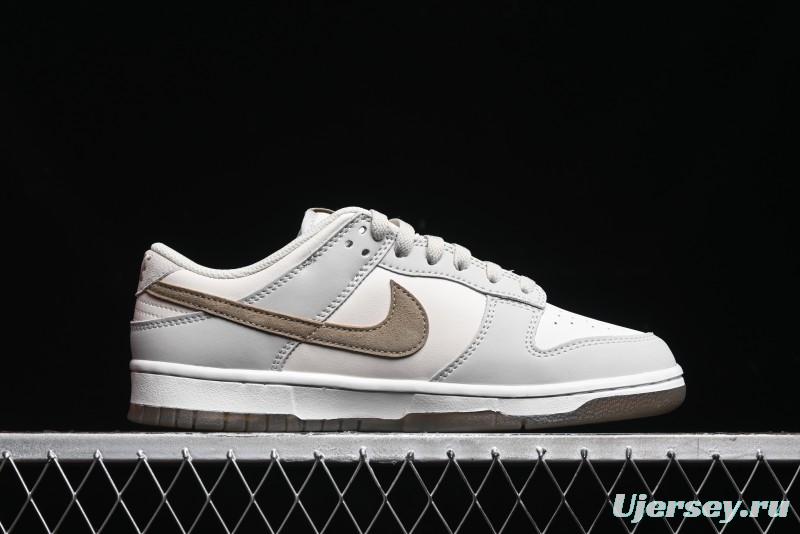 Nike Dunk Low SB Casual Sneakers in Phantom/Khaki - FJ4188-001