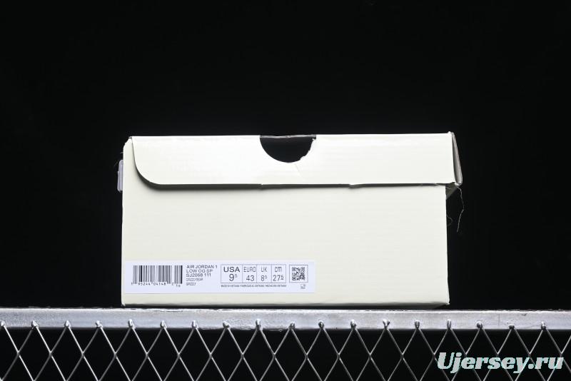 Nike Travis Scott x Fragment Design x Air Jordan 1 Low OG SP AJ1 Sneakers - SJ2068-111