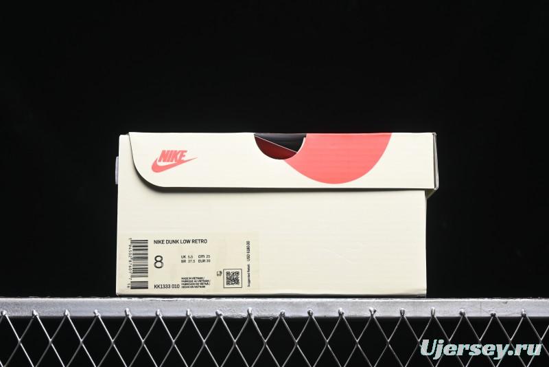 Nike SB Dunk Low Supreme Collaboration Anniversary Custom Low-Top Casual Skate Shoes - KK1333-010