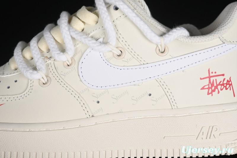 Nike Stussy x Air Force 1 '07 Low Casual Sneakers - ZH0316-047