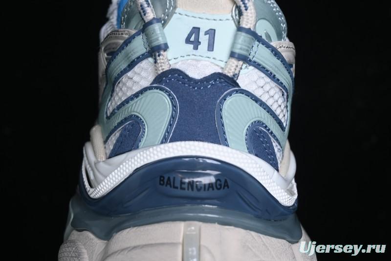 Balenciaga Runner Kith Four Color Retro Casual Sneakers - W3RXP9402