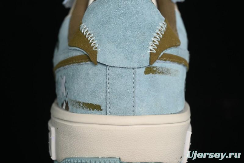 Nike Air Force 1 Fontanka Low Top Casual Sneakers Enjoy Life Custom Design - CW6688-508