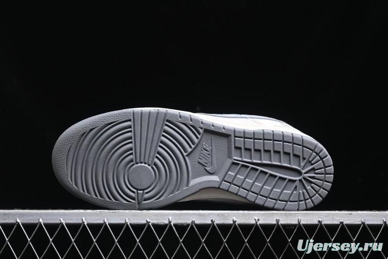 Nike SB Dunk Low UN Collaboration - Beige Grey Line Grey Sole Anniversary High-End Custom Low-Top Casual Skate Shoes - BB7518-003