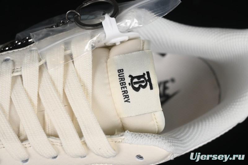 Nike Air Force 1 '07 Low Burberry Collaboration - Black White Patchwork Casual Sneakers - BB8588-227