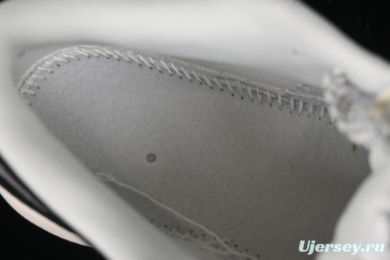 Nike Air Jordan 1 Low Supreme Collaboration - Black Grey Pigskin Two-Tone High-End Custom Retro Basketball Shoes - SJ9950-032