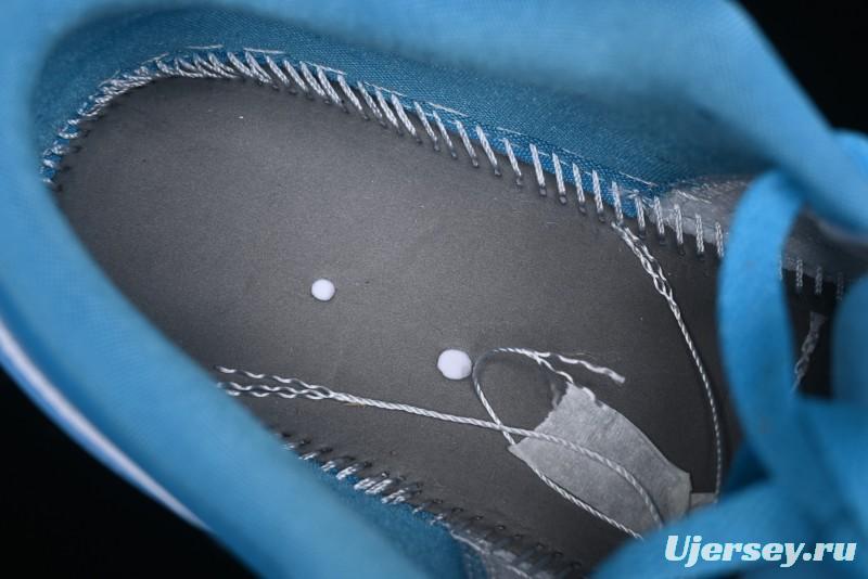 Nike Air Jordan 1 Low AJ1 White Blue Low-Top Casual Sneakers - DC0774-104