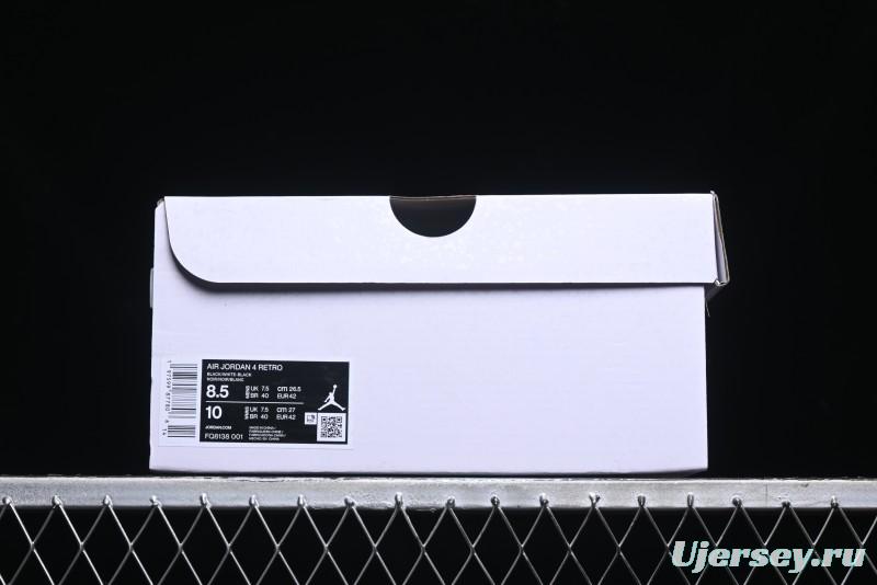 Nike Air Jordan 4 Retro White Thunder Basketball Shoes - FQ8138-001