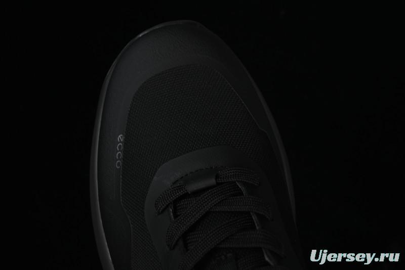 ECCO DRIVE Series Outdoor Waterproof Breathable Slip-Resistant Retro Fashion Patchwork Hiking Shoes - 88259401001