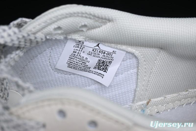 Nike Travis Scott x Fragment Design x Air Jordan 1 Low OG SP AJ1 Retro Sneakers - XZ1658-001