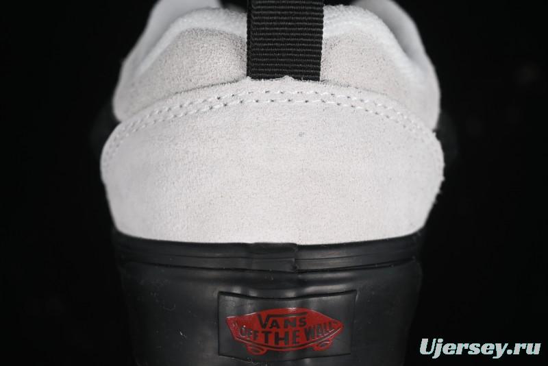 Vans Knu Skool Halloween White Black Low Top Retro Casual Vulcanized Slip On Shoes - VN0009QCSWE