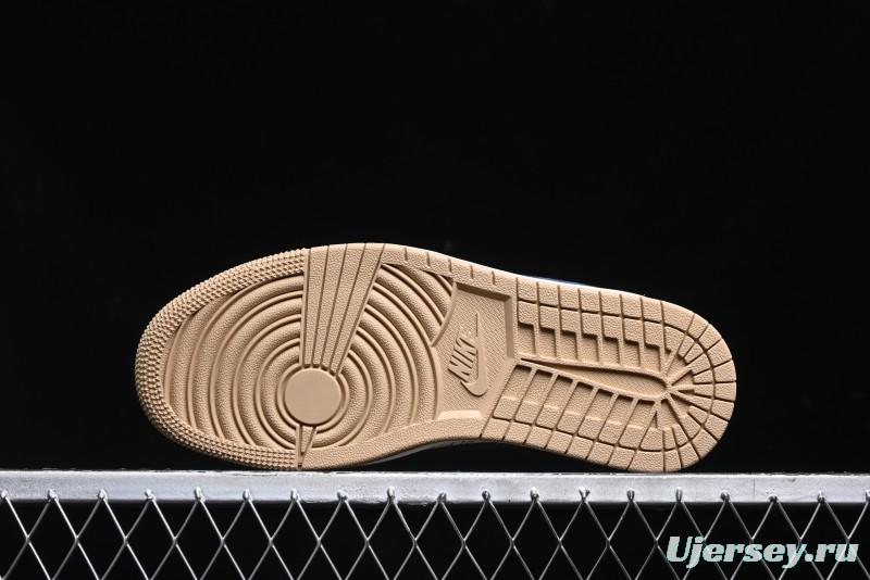 Nike Travis Scott x Fragment Design x Air Jordan 1 Low OG SP AJ1 Retro Sneakers - SJ2068-110