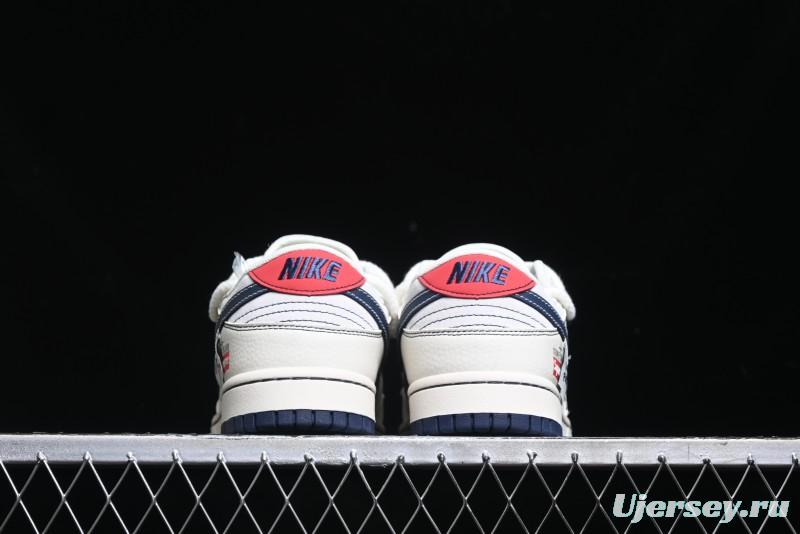 Nike SB Dunk Low Stone Island Anniversary Edition Customized Low-Top Casual Skate Shoes - YX5066-201