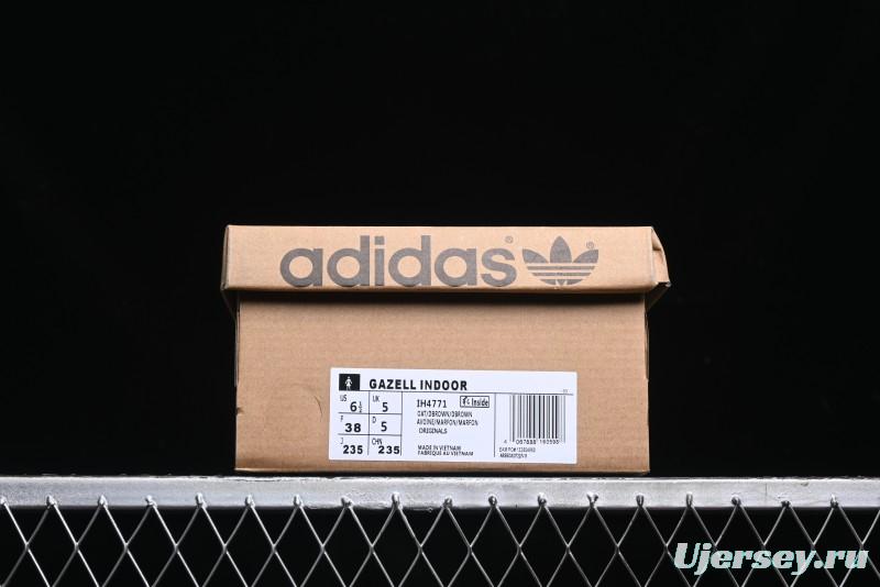 Adidas Origials Gazelle Indoor IH4771 Retro Casual Slip-Resistant Wear-Resistant Low-Top Sneakers - IH4771