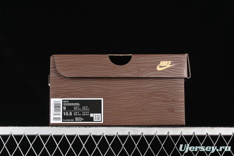 Nike KD 4 Galaxy All Star Basketball Shoes with Zoom Air Cushion and Lightning Traction - FJ4189-200