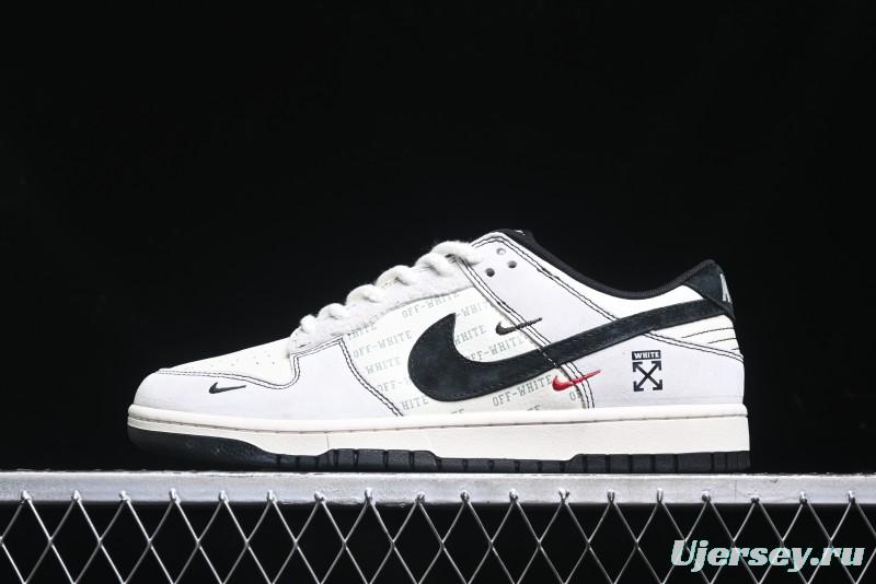 Nike SB Dunk Low OFF-WHITE Collaboration Anniversary High-End Custom Sneakers - YX5066-212