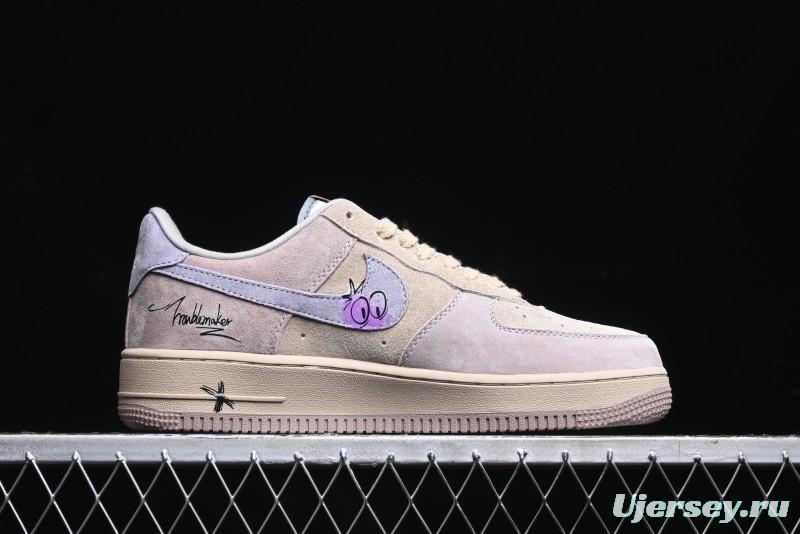 Nike Air Force 1 '07 Low Purple Taro Demon Casual Sneakers - ZB2121-301