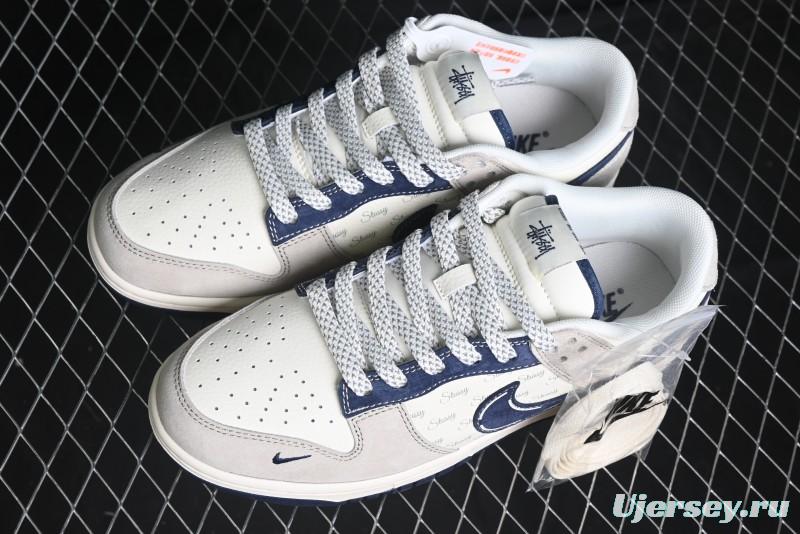 Nike SB Dunk Low Stussy Anniversary Custom Low-Top Casual Skate Shoes - FC1688-197