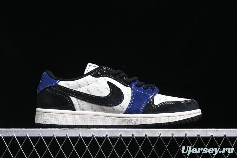 Nike Travis Scott x Fragment Design x Air Jordan 1 Low OG SP AJ1 Low Top Casual Sneakers - SJ2068-126