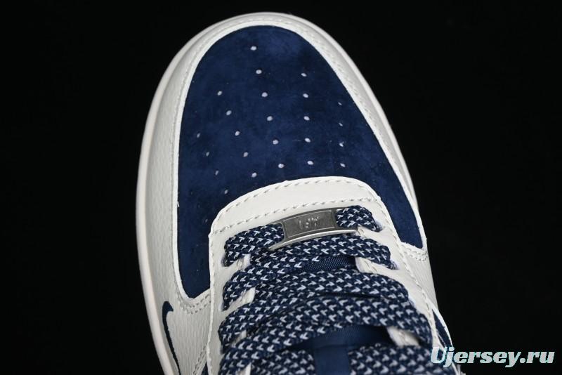 Nike Air Force 1 '07 Low Stussy Collaboration - White Black Sneakers - XZ6188-728