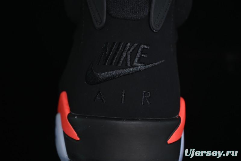 Nike Air Jordan 6 Retro Basketball Shoes with Infrared Design and 3M Reflective Details - 384664-060