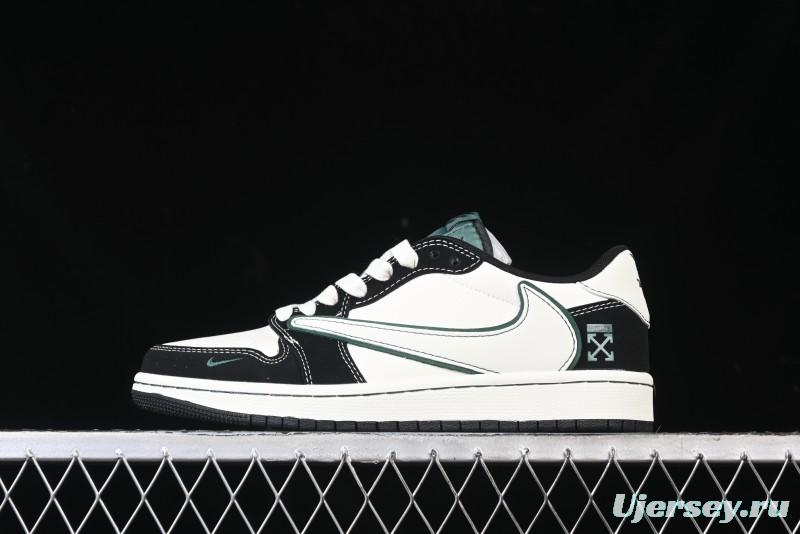 Nike Travis Scott x Fragment Design x Air Jordan 1 Low OG SP Sneakers - SJ2068-114