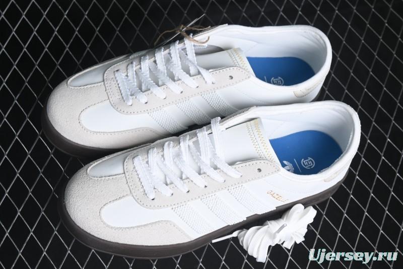 Adidas Clot x Ad Originals Gazelle Indoor Retro Casual Slip-Resistant Wear-Resistant Low-Top Sneakers - IH3719