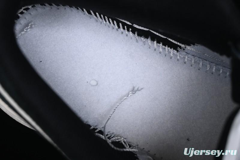 Nike Air Jordan 1 Low AJ1 Supreme Collaboration - Black White Two-Tone Retro Basketball Shoes - SJ9950-021