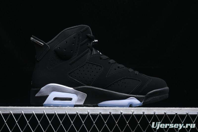 Nike Air Jordan 6 Retro Metallic Silver Basketball Shoes - DX2836-001
