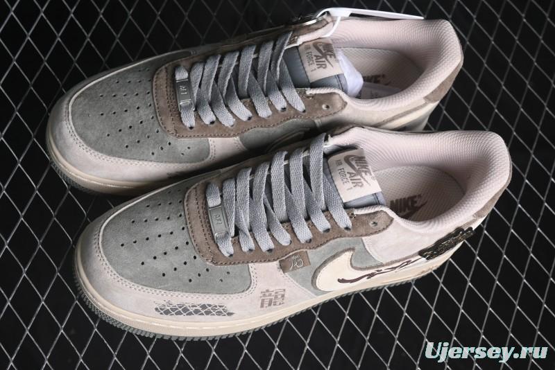 Nike Air Force 1 Low "Green Dragon Crescent Blade" Casual Sneakers - CD1212-555