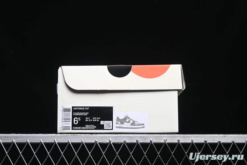 Nike Air Force 1 '07 Low Bape Collaboration - Jungle Camouflage Low-Top Casual Sneakers - CH6336-509