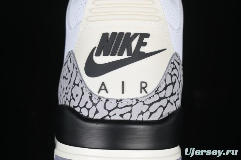 Nike Air Jordan 3 Retro White Cement Reimagined Basketball Shoes - DN3707-100