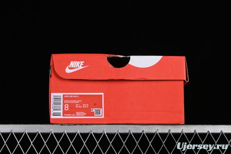 Nike Air Max 1 Retro Running Shoes with Half-Sole Air Cushion - FD9082-102