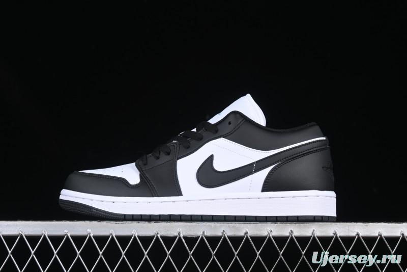 Nike Air Jordan 1 Low AJ1 Black White Panda Low Top Lifestyle Basketball Shoes - 553558-131