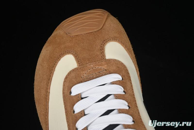 Loewe Ballet Runner 2.0 Sneakers Retro Style Lightweight Training Shoes - Apricor