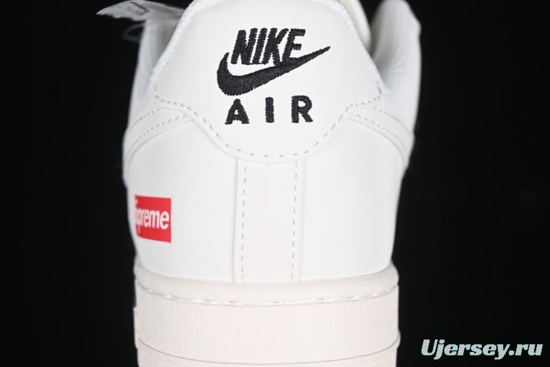 Nike Air Force 1 '07 Low Supreme Collaboration Casual Sneakers with Dual-Color Sole - XZ6188-017