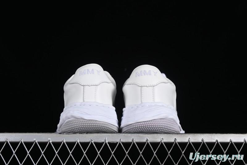 Wayne Original Sole Leather Low Sneaker with Deconstructed Ice Cream Sole - MMY