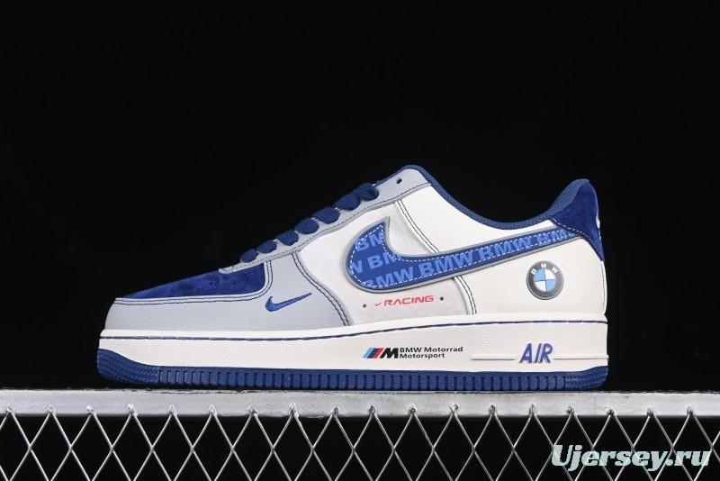 Nike Air Force 1 '07 Low BMW Collaboration Sky Blue White Low-Top Casual Sneakers - DM6688-017
