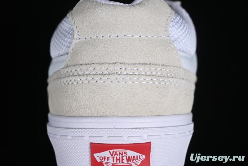 Vans Caldrone Chunky Retro Sneakers in White with Enhanced Cushioning - VN0007P9WHT