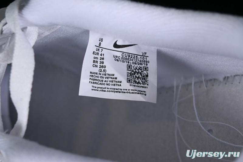 Nike Supreme x Air Force 1 '07 Low White Red Collaboration Casual Sneakers - CU9225-101