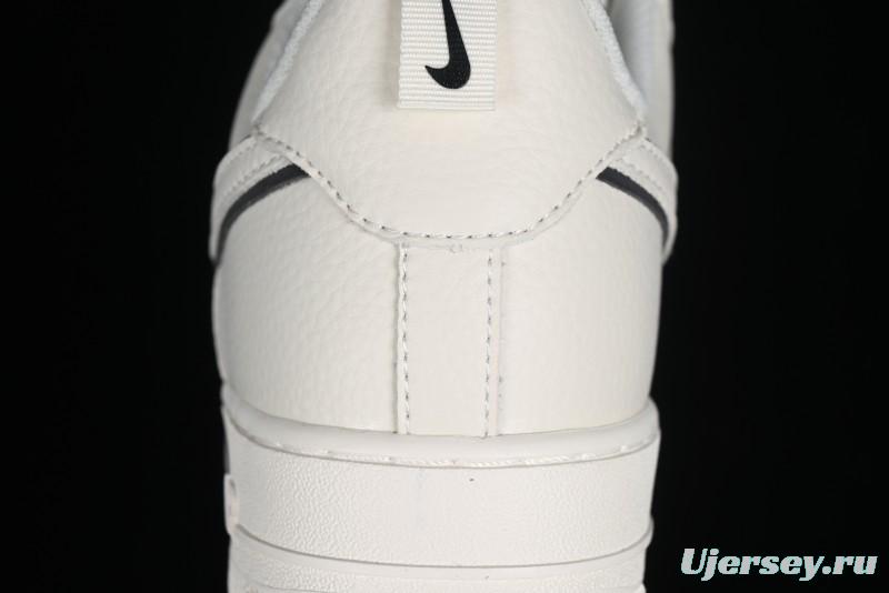 Nike Air Force 1 '07 Low Classic Black Mini Swoosh Starry Sky Casual Sneakers - MJ0319-021