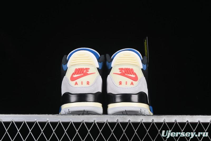 Nike Air Jordan 3 OG "Rare Air" Retro Basketball Shoes with Reverse Swoosh Design - IB8967-004