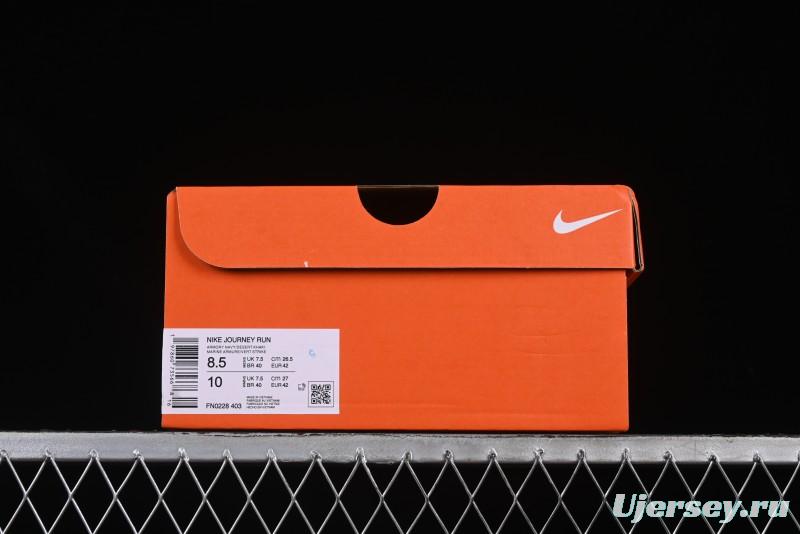 Nike Journey Run 2024 Low-Top Casual Running Shoes with Shock Absorption Anti-Slip and Wear-Resistant Design - FN0228-403