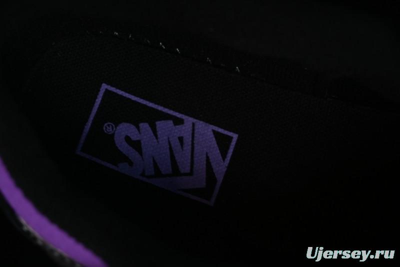Vans Classics Knu Skool Black Purple Slip-On Shoes - VN0009QCSWE
