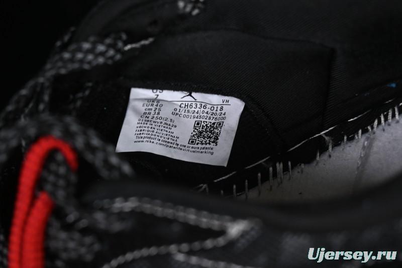 Nike Travis Scott x Fragment Design x Air Jordan 1 Low OG SP AJ1 Year of the Snake Limited Black Snake Web Low Top Casual Sneakers - CH6336-018