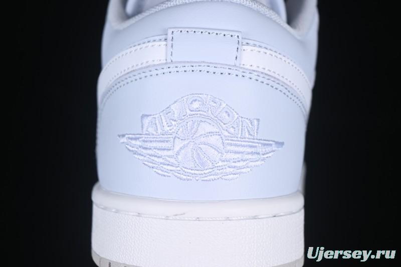 Nike Air Jordan 1 Low Casual Sneakers in Light Blue - FV8486-400